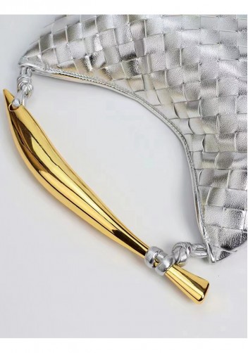 The Fish Handle Large Bag Silver