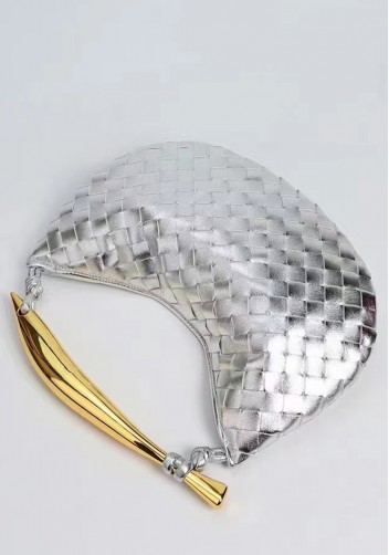 The Fish Handle Large Bag Silver