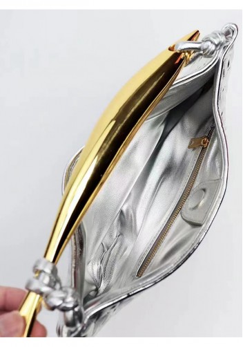 The Fish Handle Large Bag Silver