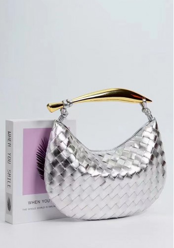 The Fish Handle Large Bag Silver