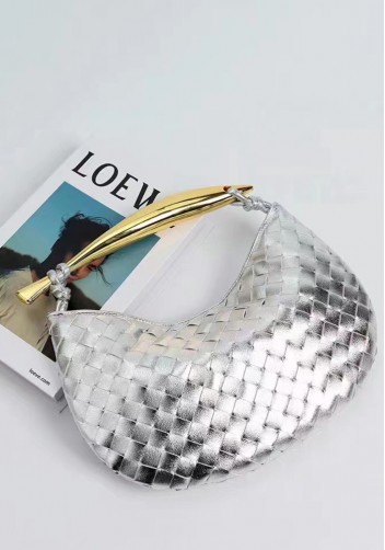 The Fish Handle Large Bag Silver
