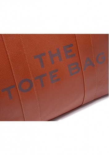 Tote Large Bag Vegan Leather Brown