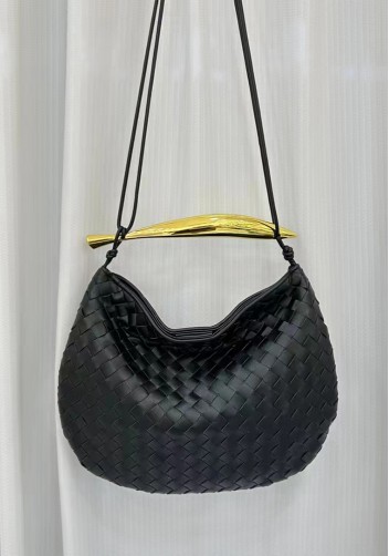 The Fish Handle Large Shoulder Bag Black