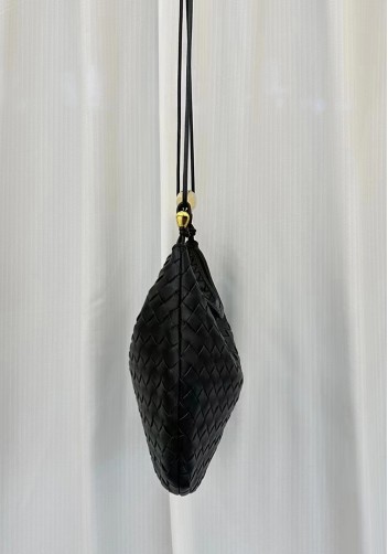 The Fish Handle Large Shoulder Bag Black