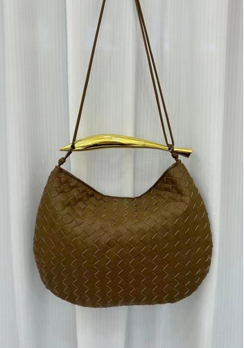 The Fish Handle Large Shoulder Bag Brown