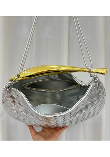 The Fish Handle Large Shoulder Bag Sliver