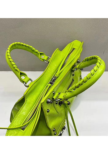 The Route 66 Brushed Leather Medium Tote Green