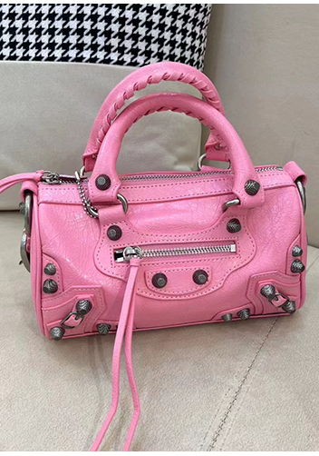The Route 66 Brushed Leather Mini Bag Pink