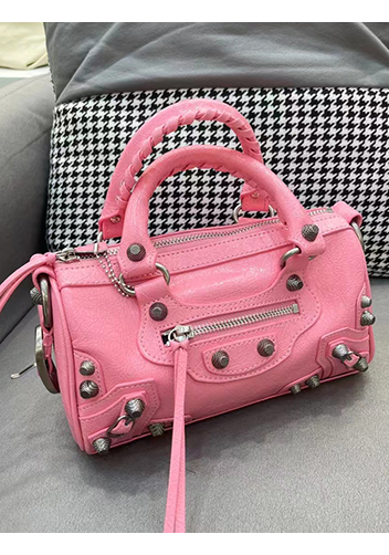 The Route 66 Brushed Leather Mini Bag Pink