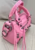 The Route 66 Brushed Leather Mini Bag Pink