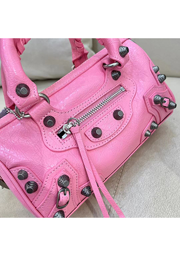 The Route 66 Brushed Leather Mini Bag Pink