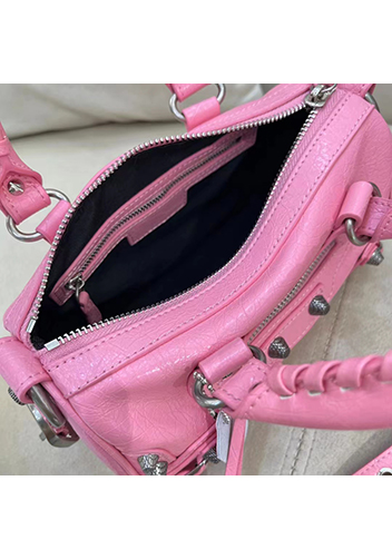 The Route 66 Brushed Leather Mini Bag Pink
