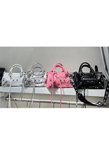 The Route 66 Brushed Leather Mini Bag Silver
