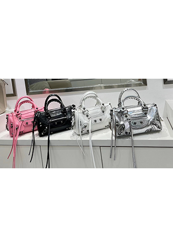 The Route 66 Brushed Leather Mini Bag Silver