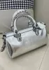 The Route 66 Brushed Leather Mini Bag Silver