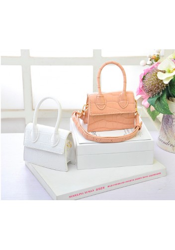 Small Is Beautiful Mini Bag Croc Vegan Leather Green
