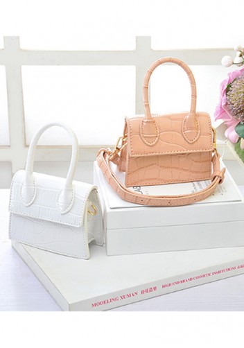 Small Is Beautiful Mini Bag Croc Vegan Leather Green