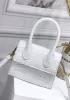 Small Is Beautiful Mini Bag Croc Vegan Leather White
