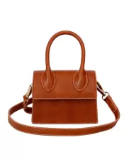 Small Is Beautiful Mini Bag Vegan Leather Brown