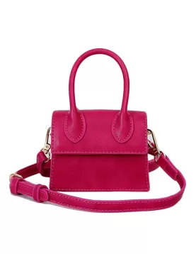 Small Is Beautiful Mini Bag Vegan Leather Hot Pink