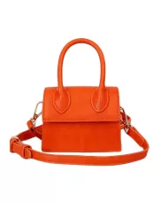 Small Is Beautiful Mini Bag Vegan Leather Orange