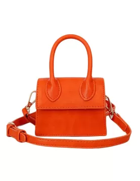 Small Is Beautiful Mini Bag Vegan Leather Orange