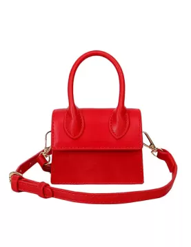 Small Is Beautiful Mini Bag Vegan Leather Red