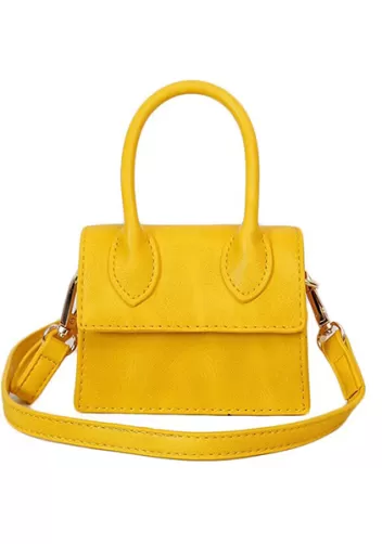 Small Is Beautiful Mini Bag Vegan Leather Yellow