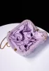Elise Crystal-Embellished Pouch Light Purple