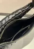 Gemini Woven Shoulder Bag Black