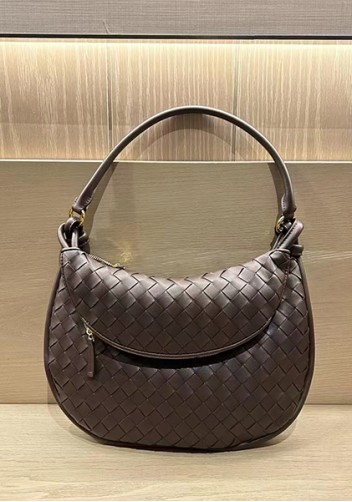 Gemini Woven Shoulder Bag Choco