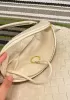 Gemini Woven Shoulder Bag Cream