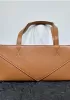 Adrienne Cropped Patchwork Leather Tote Camel