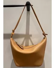Adrienne Leather Hobo Bag Camel