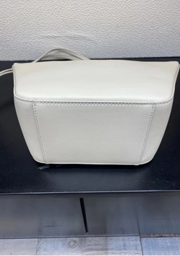 Adrienne Leather Hobo Bag White