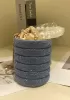 Elise Crystal-Embellished Bucket Blue