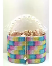 Elise Crystal-Embellished Bucket Candy