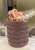 Elise Crystal-Embellished Bucket Light Pink