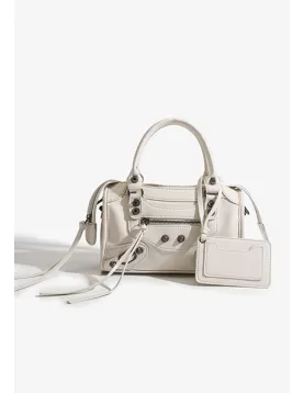The Route 66 Faux Leather Small Bag Off-White