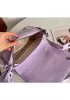 The Route 66 Vegan Leather Horizontal Messenger Bag Clips Purple