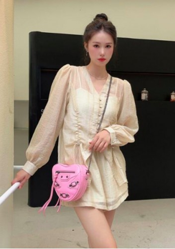 The Route 66 Vegan Leather Heart Shoulder Bag Pink