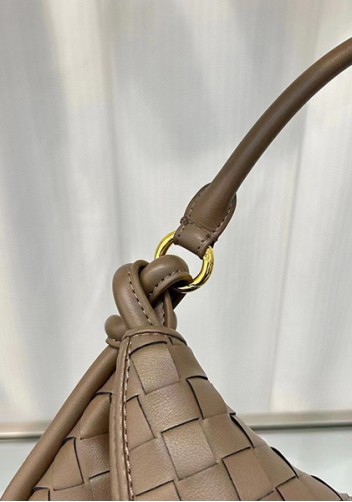 Gemini Woven Shoulder Small Bag Earthy Brown