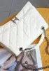 Bonnie Crushed Effect Vegan Leather Medium Chain Shoulder Bag White