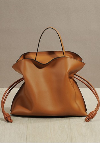 Salsa Medium Leather Clutch Two Straps Camel