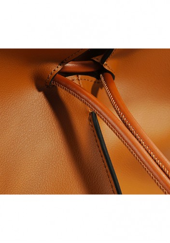 Salsa Mini Leather Clutch Two Straps Camel
