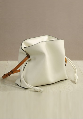 Salsa Mini Leather Clutch Two Straps Cream
