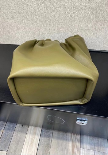 Salsa Leather Chain Shoulder Bag Green