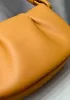 Salsa Satchel Pleated Leather Shoulder Bag Camel