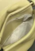 Salsa Satchel Pleated Leather Shoulder Bag Green