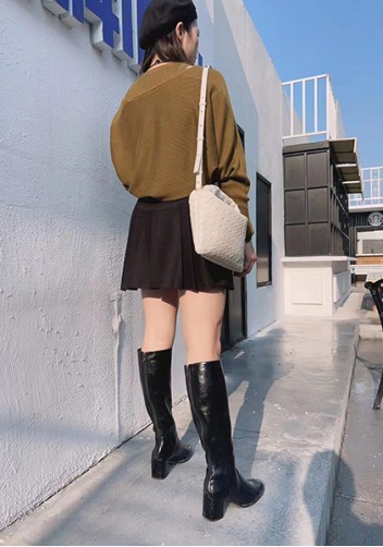 Dina Mini Intrecciato Leather Tote Cream